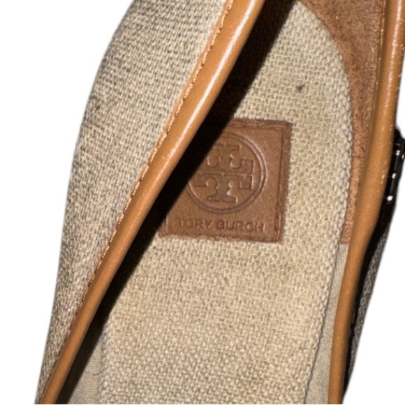 Tory Burch Peep Toe Wedges - Picture 6 of 7